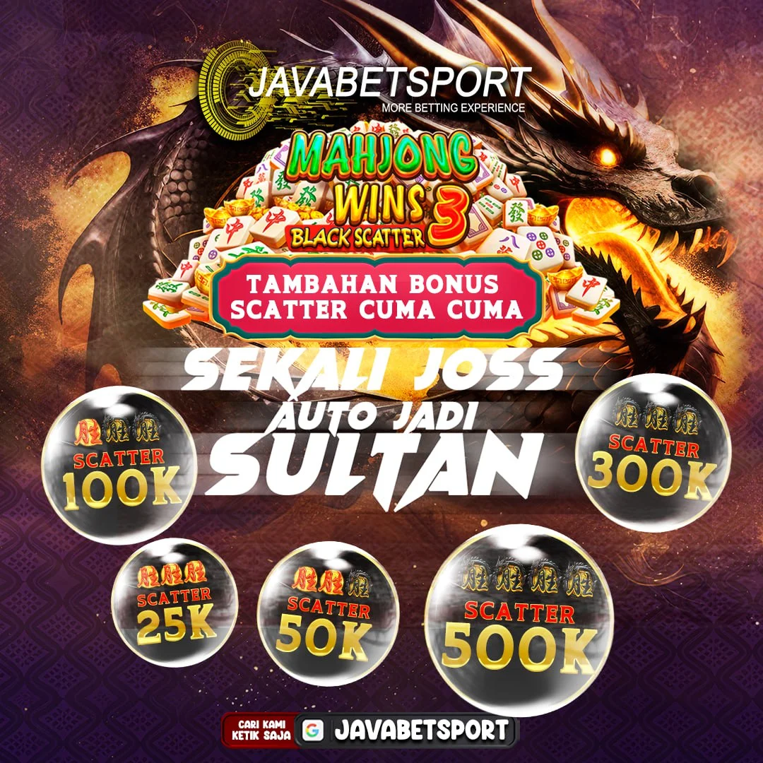 Javabetsport Agen Slot Online Situs Rekomendasi Pasti Maxwin